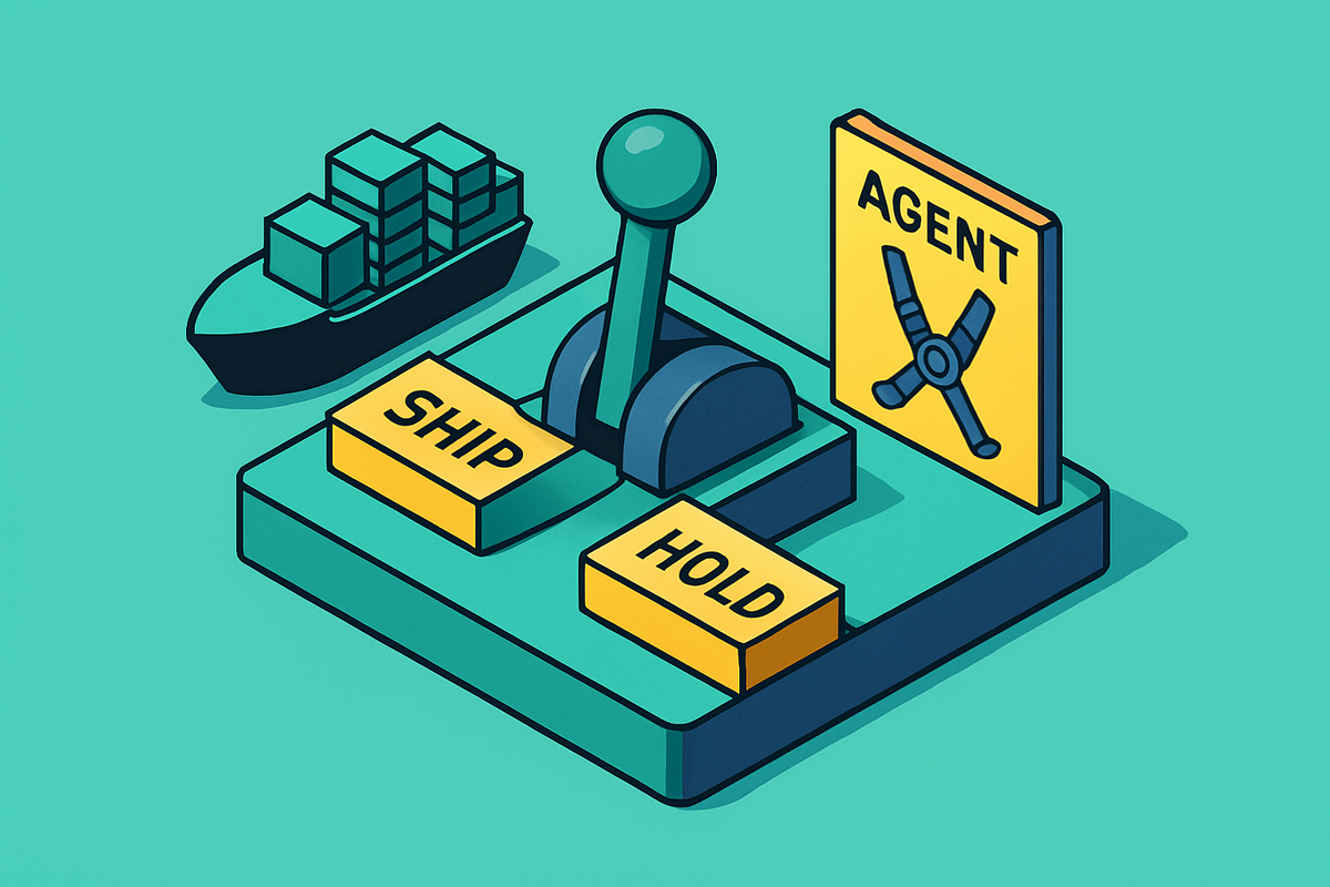Cover illustration for “Ship vs. Hold Decisions in Agent Harness Releases”