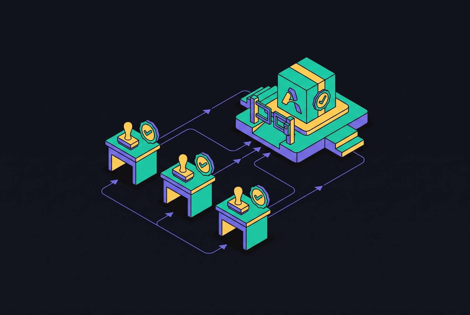 Cover illustration for “Stakeholder Sign-Off Workflows for Agent Releases”