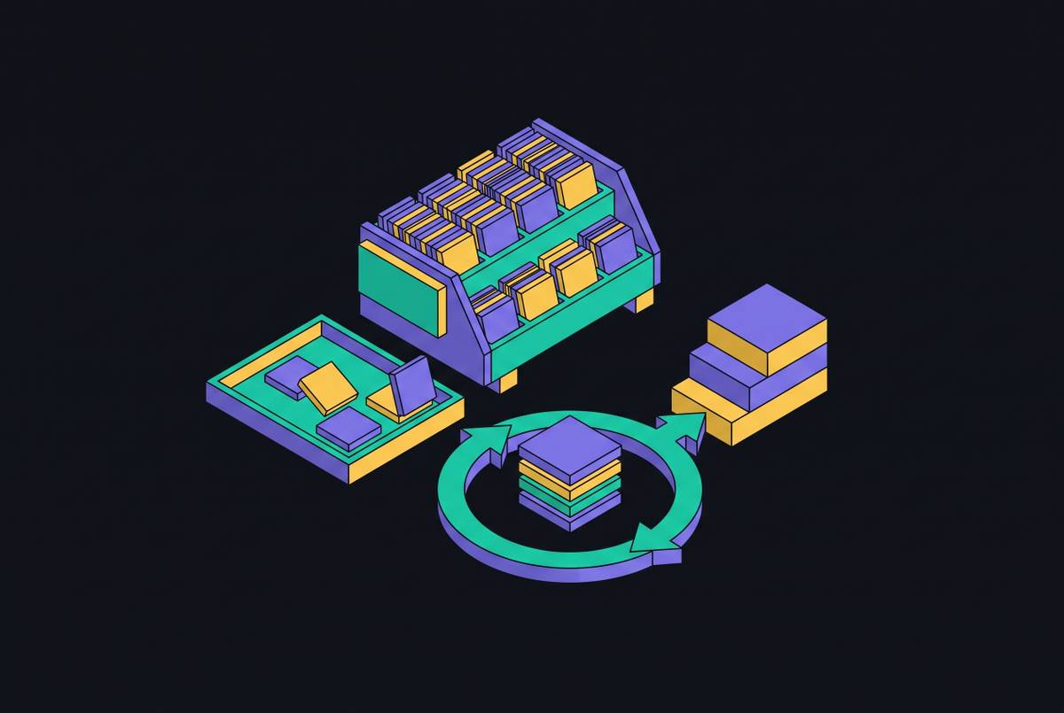 Cover illustration for “Trace Corpus Curation for Replay Eval Suites”