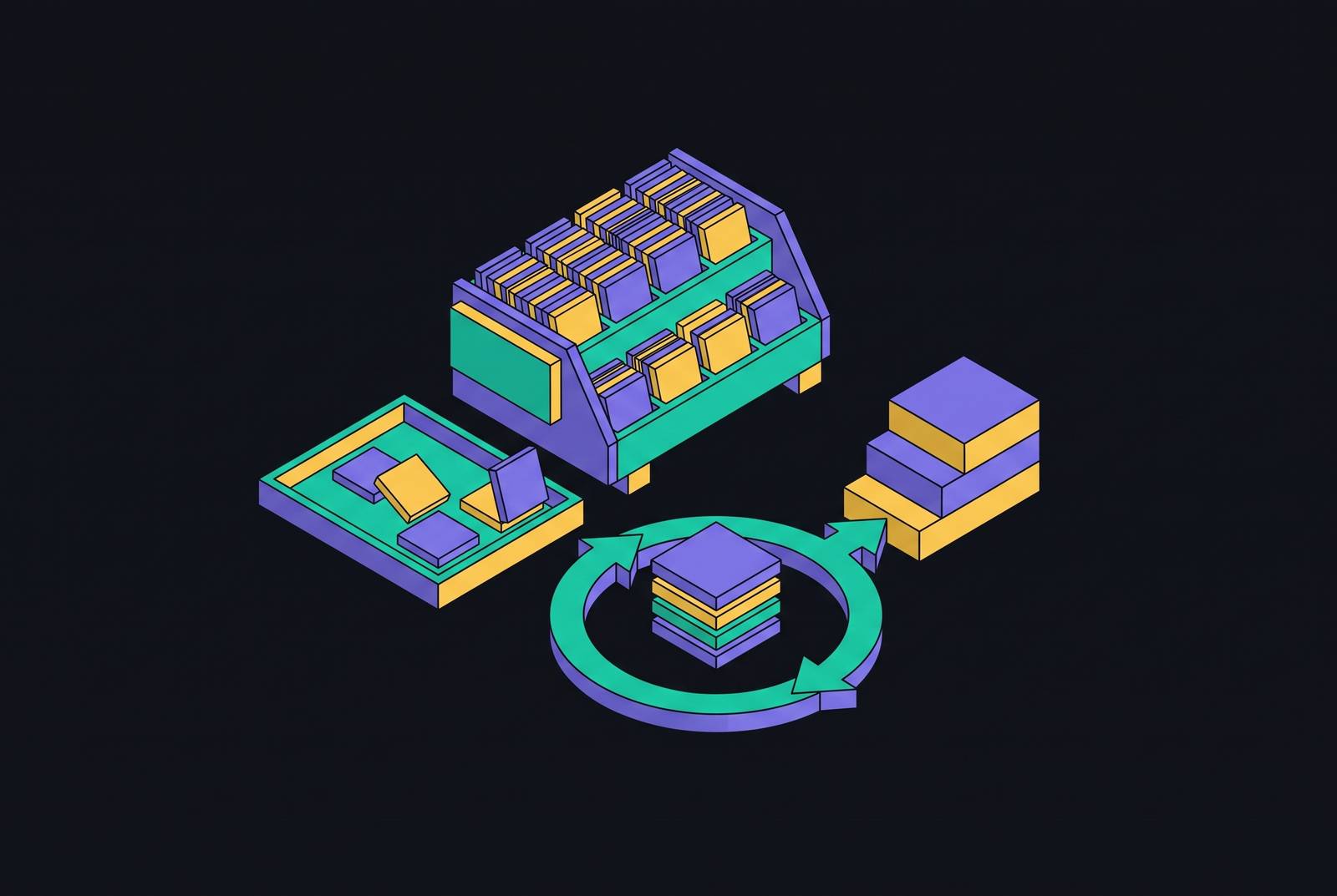 Cover illustration for “Trace Corpus Curation for Replay Eval Suites”