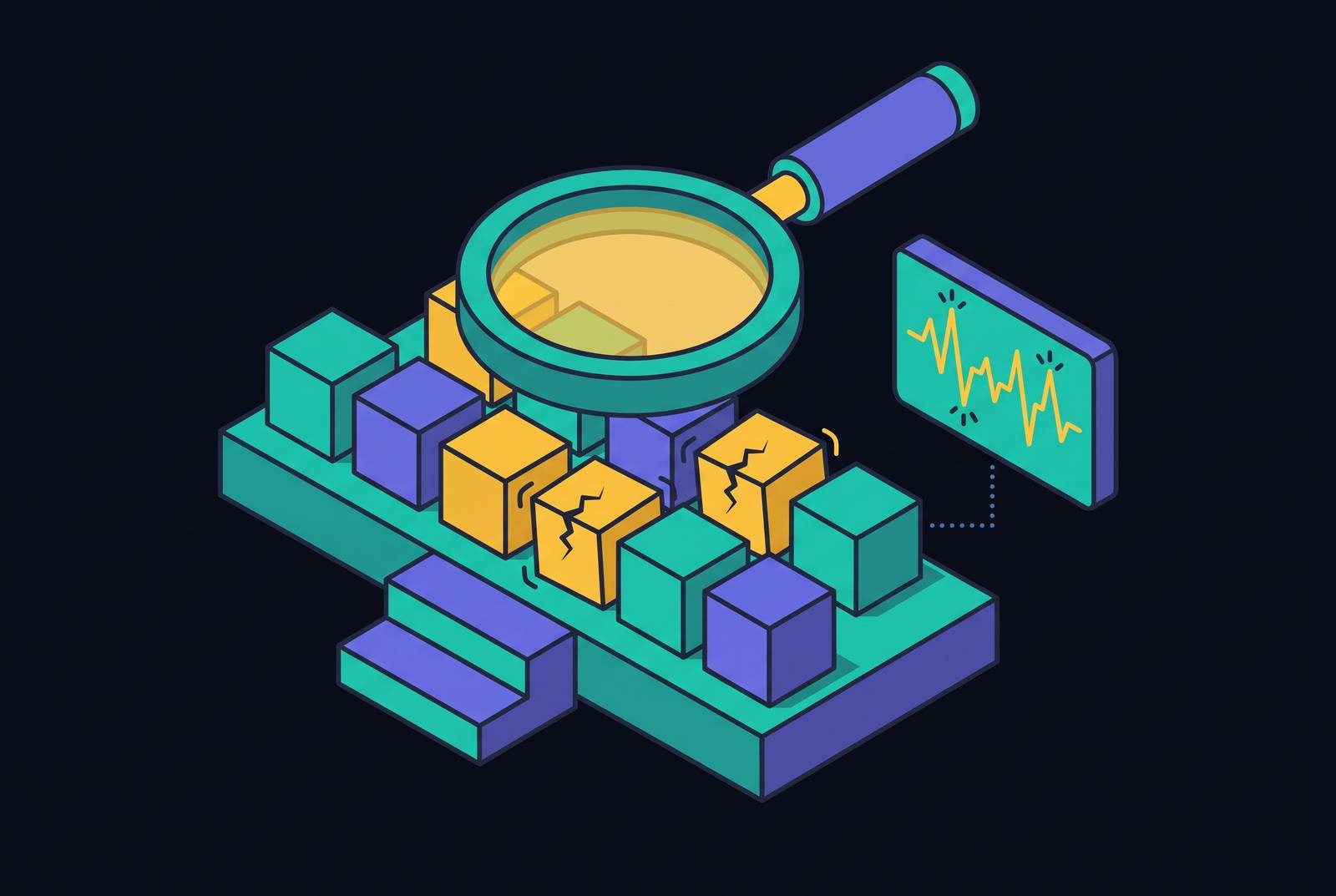 Cover illustration for “Flaky Agent Regression Tests and How to Diagnose Them”