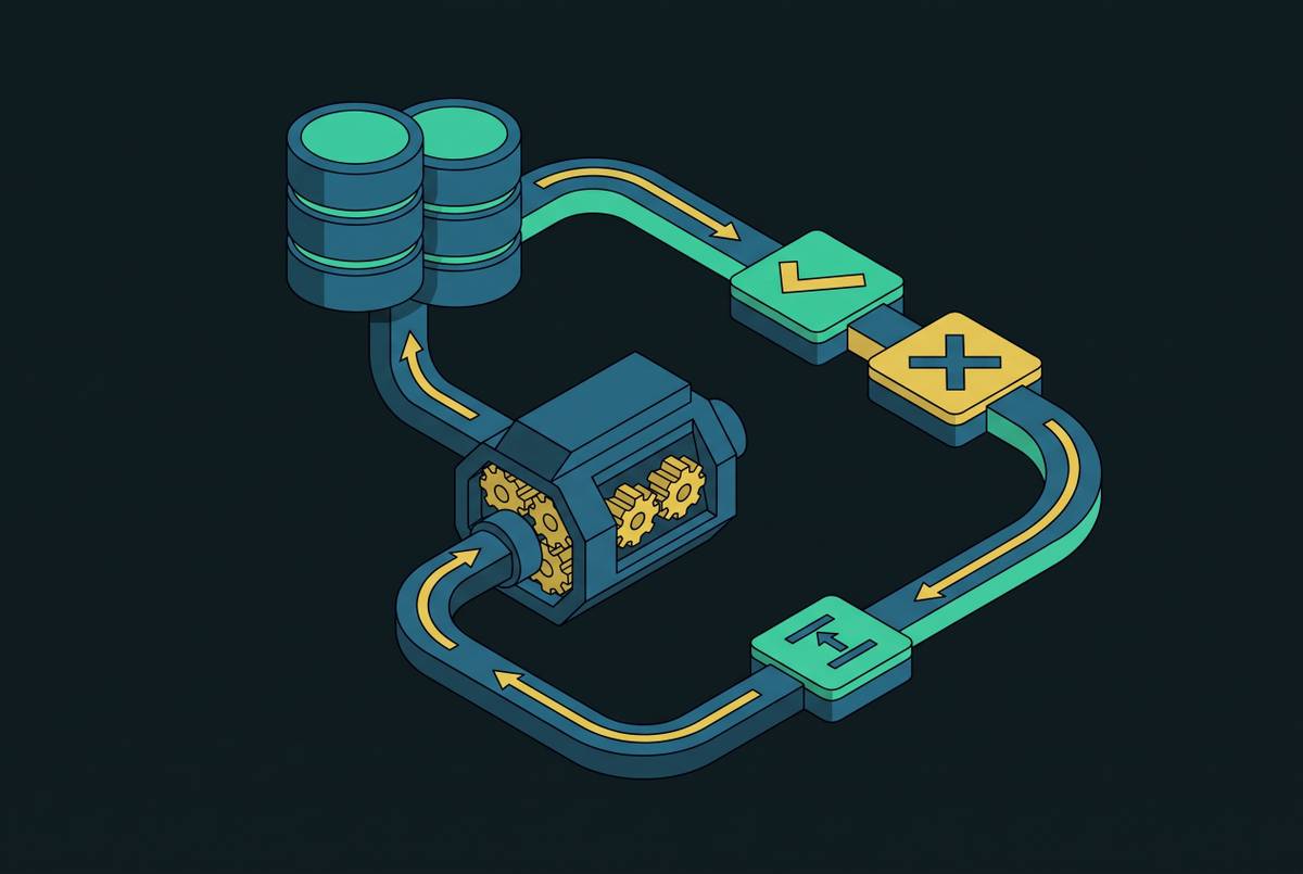Cover illustration for “Closed-Loop Agent Improvement Pipeline Design”