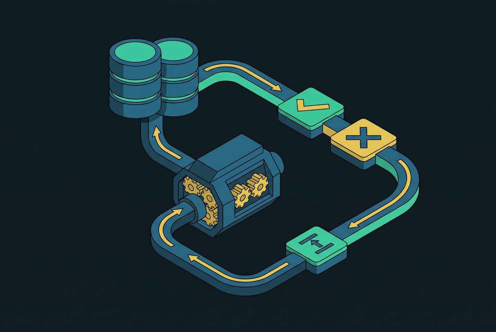 Cover illustration for “Closed-Loop Agent Improvement Pipeline Design”