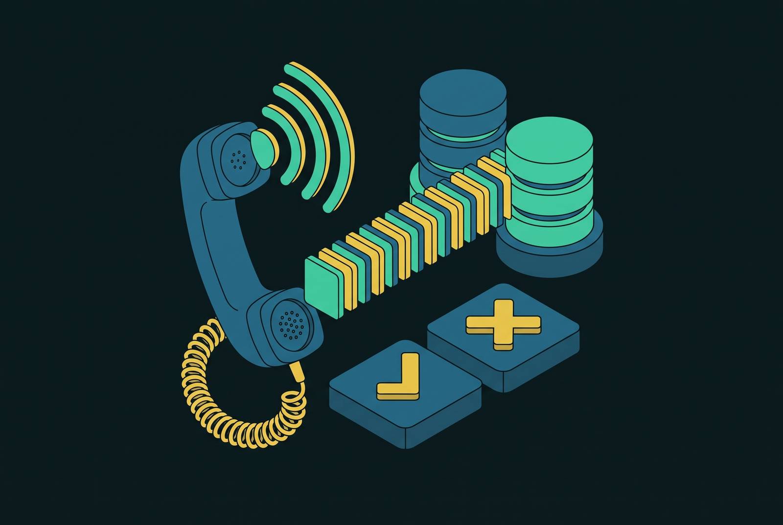 Cover illustration for “Evaluating Voice Agents Against Production Interaction Data”