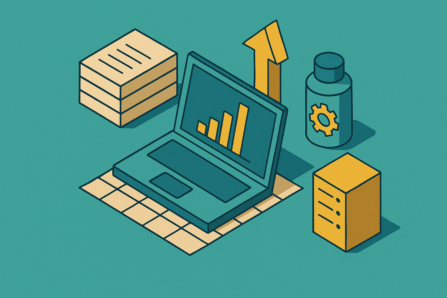 Cover illustration for “Production Traces as Ground Truth for Agent Quality”