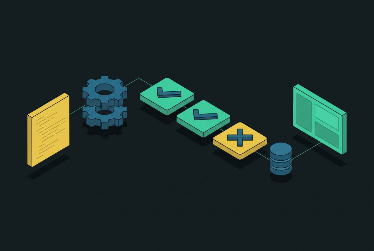 Cover illustration for “Building an LLM Eval Pipeline in GitHub Actions”