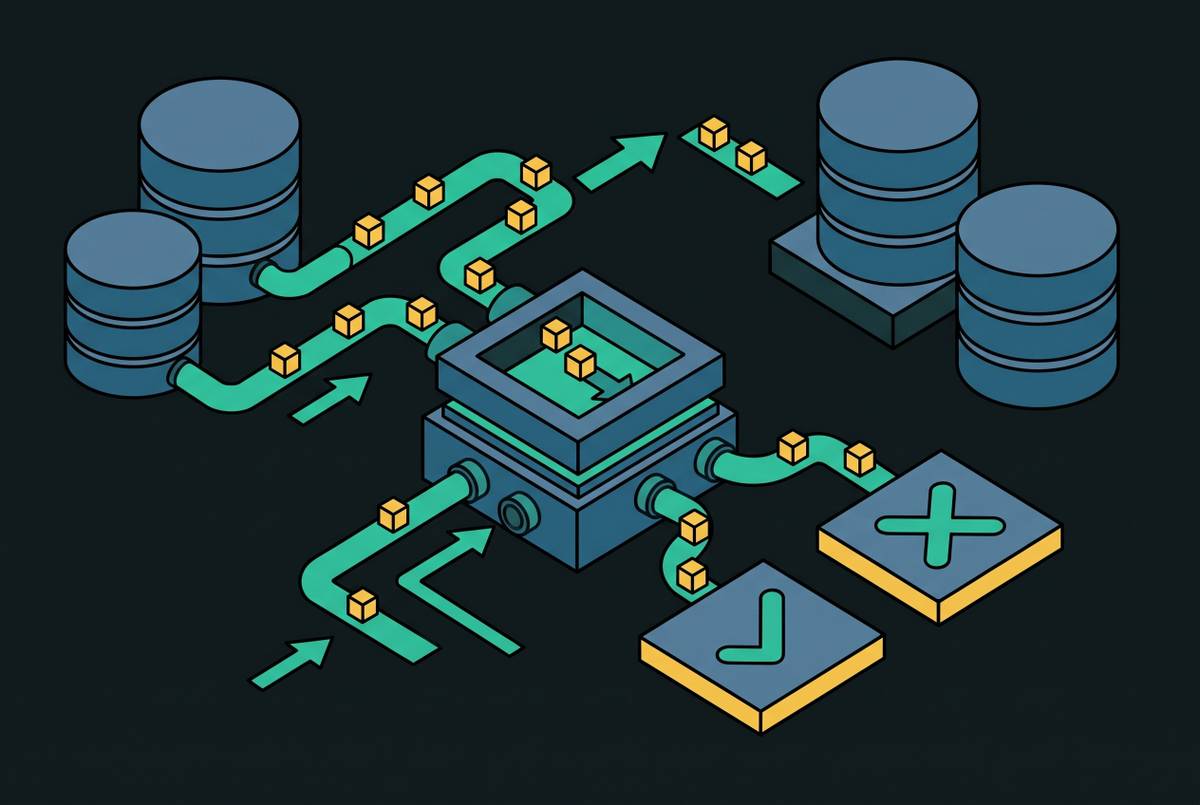 Cover illustration for “Architecting Trace-Driven Data Pipelines for Agent Improvement”