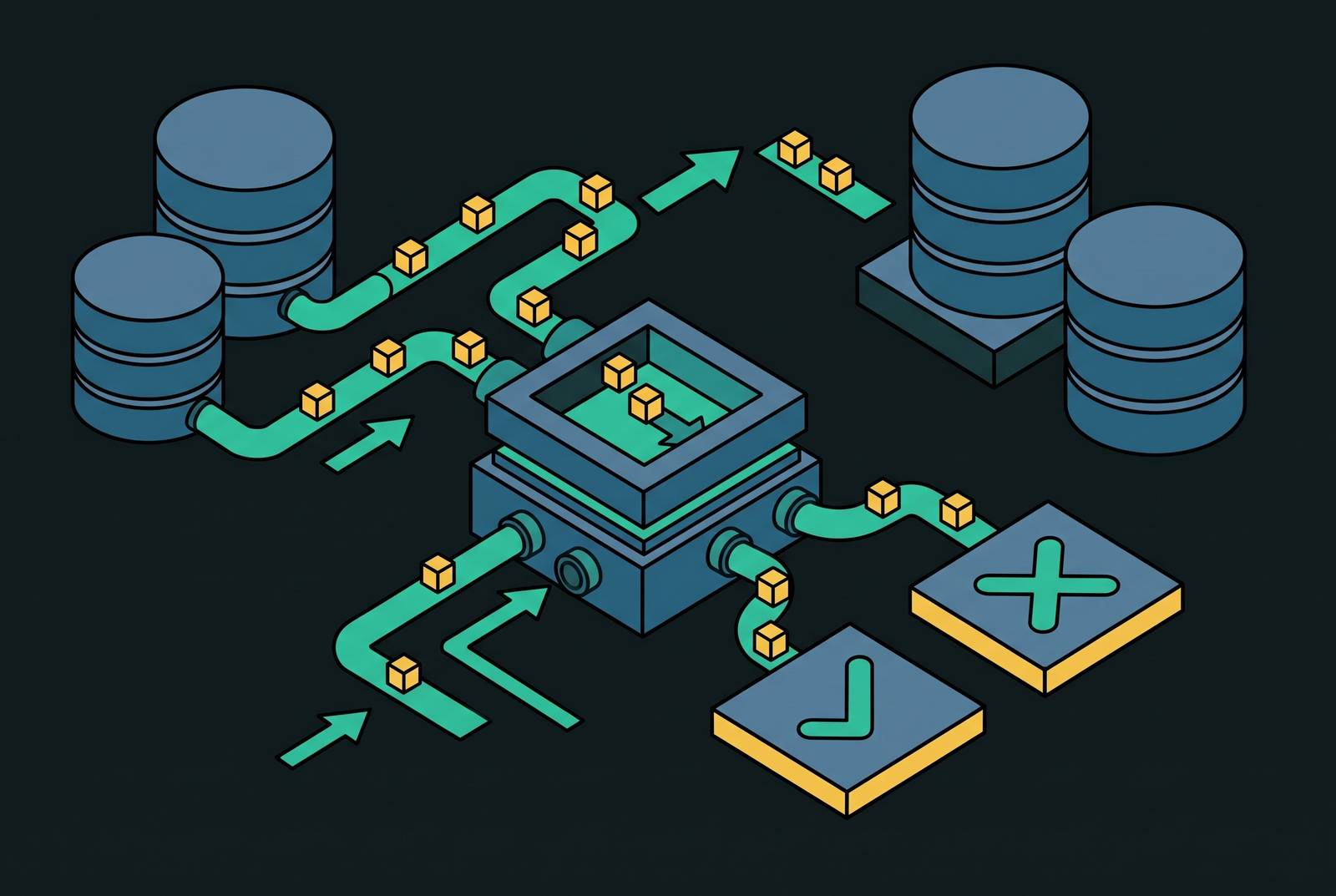 Cover illustration for “Architecting Trace-Driven Data Pipelines for Agent Improvement”