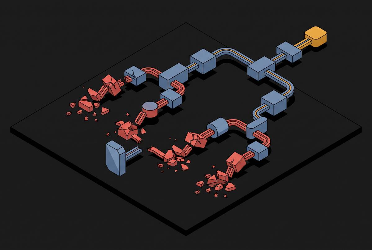 Cover illustration for “Branch Collapse in Conditional Agent Workflows”
