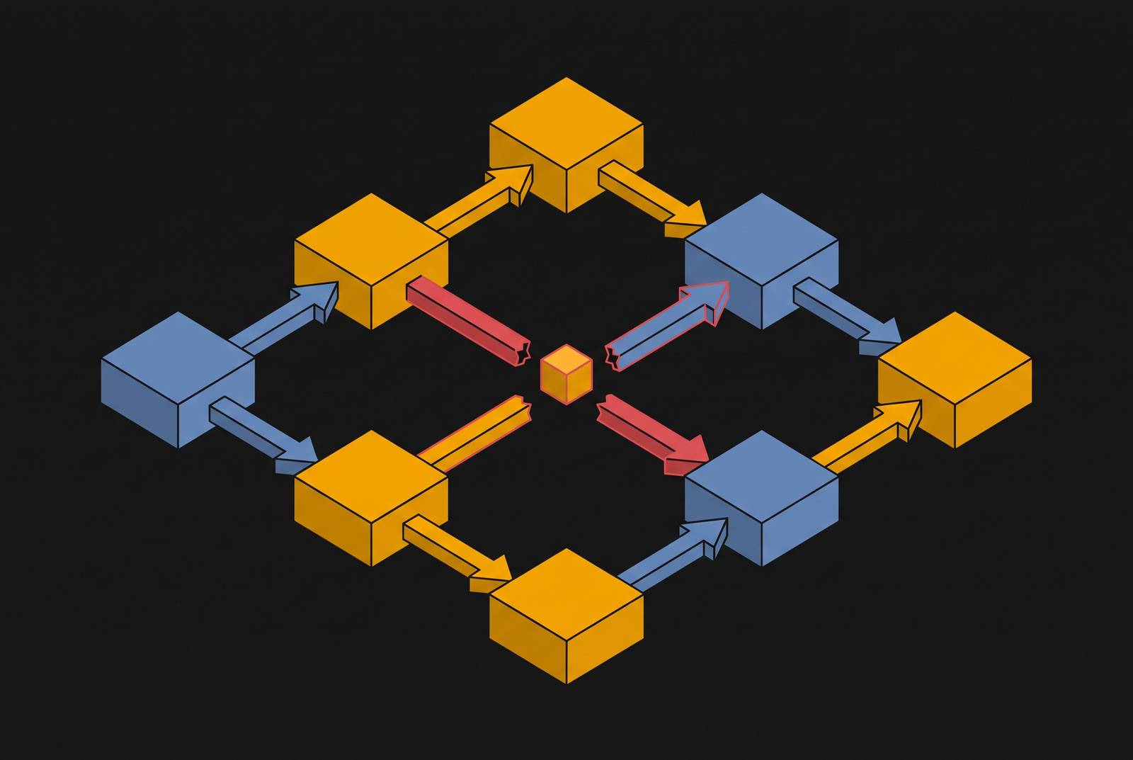 Cover illustration for “Handoff Failures in Multi-Agent Orchestration Pipelines”