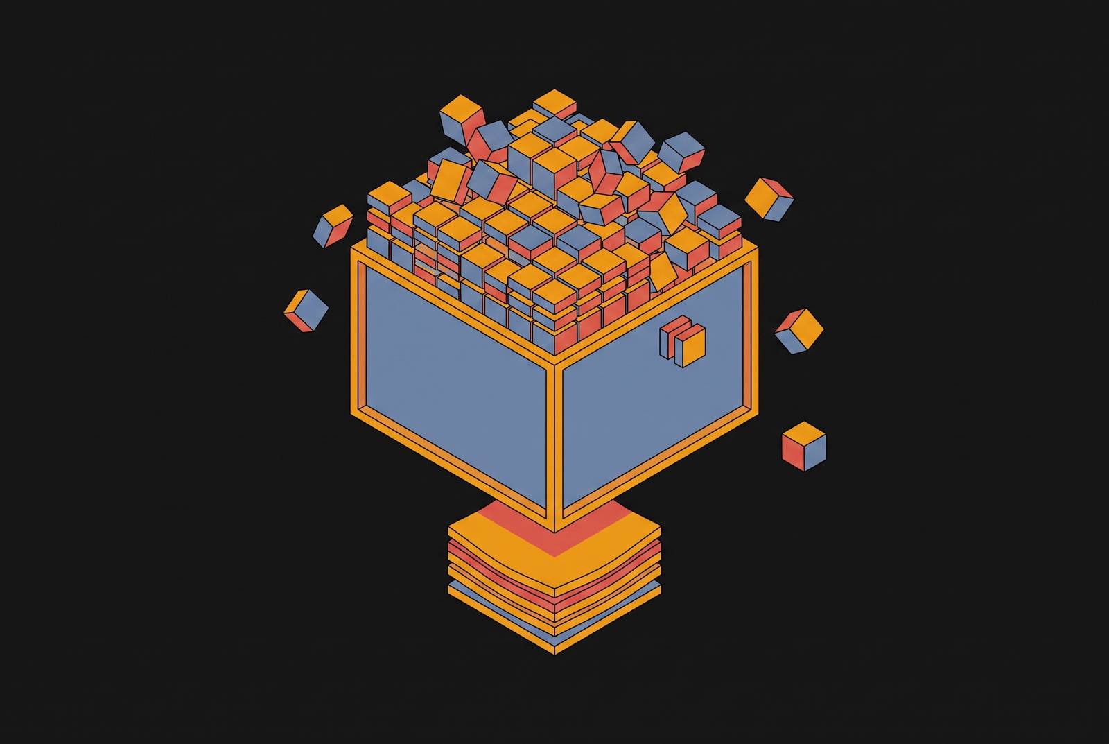 Cover illustration for “Over-Stuffed Context Windows Causing Reasoning Compression”