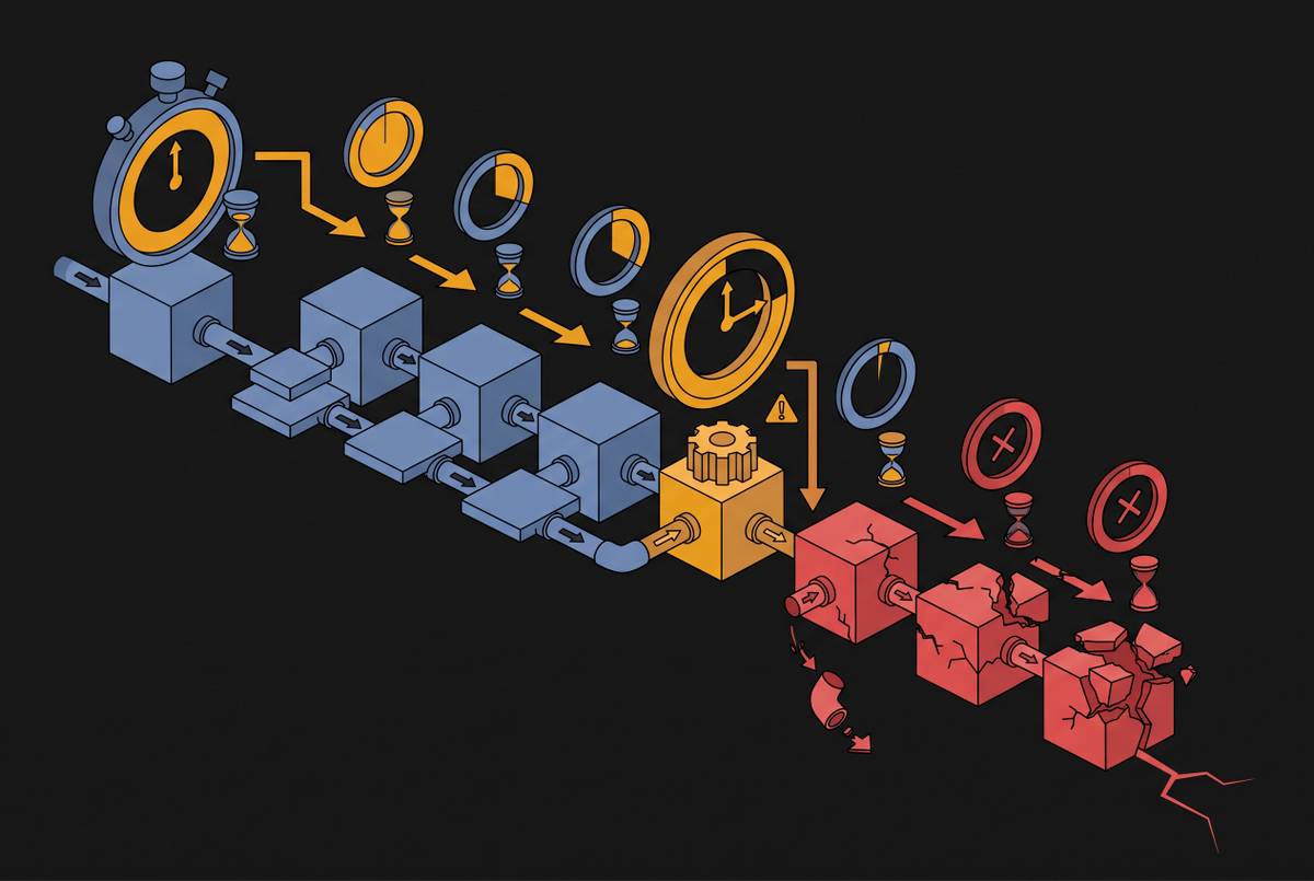 Cover illustration for “Timeout and Deadline Propagation Failures in Long-Running Agent Tasks”