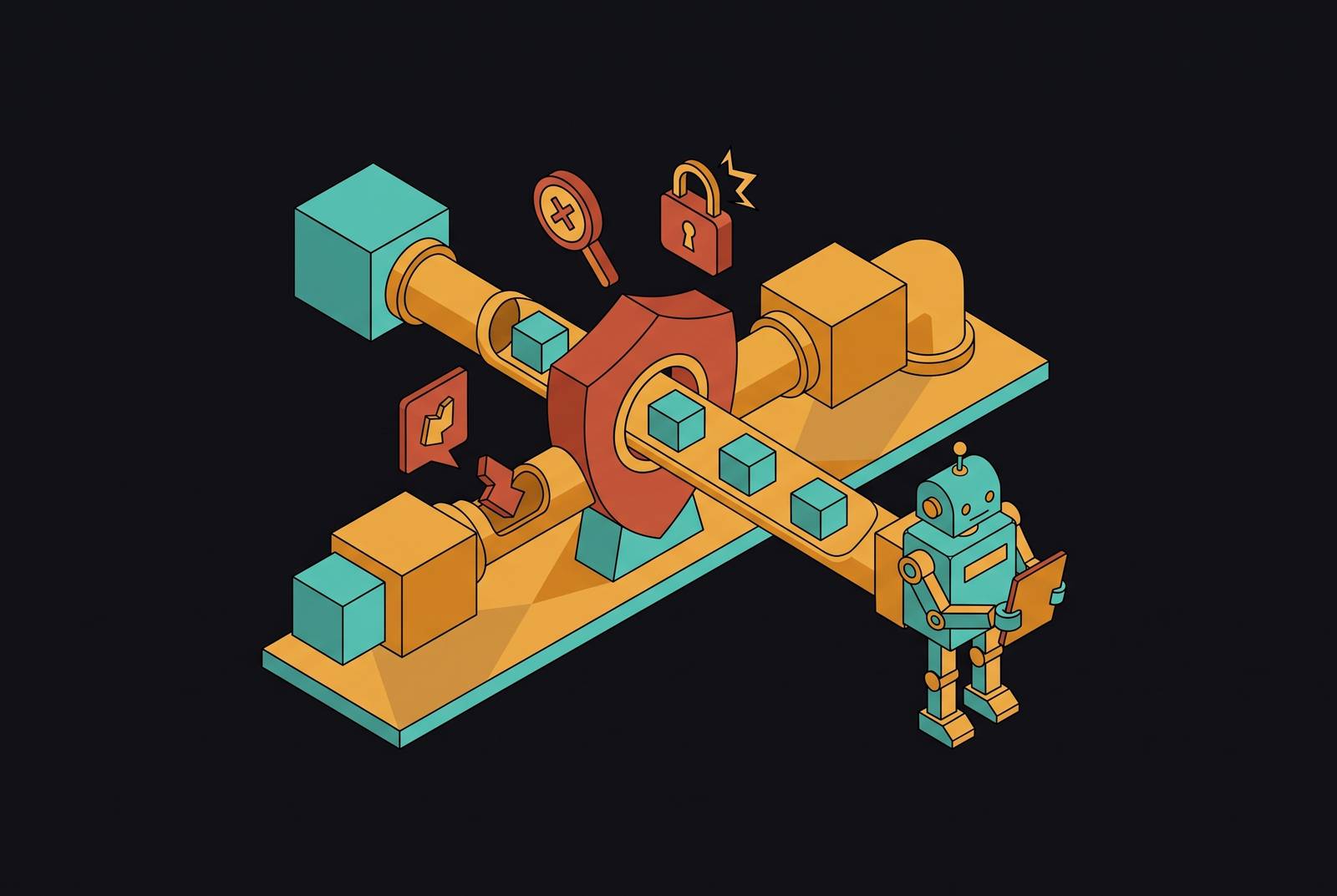 Cover illustration for “Prompt Injection Detection in Agentic Pipelines”