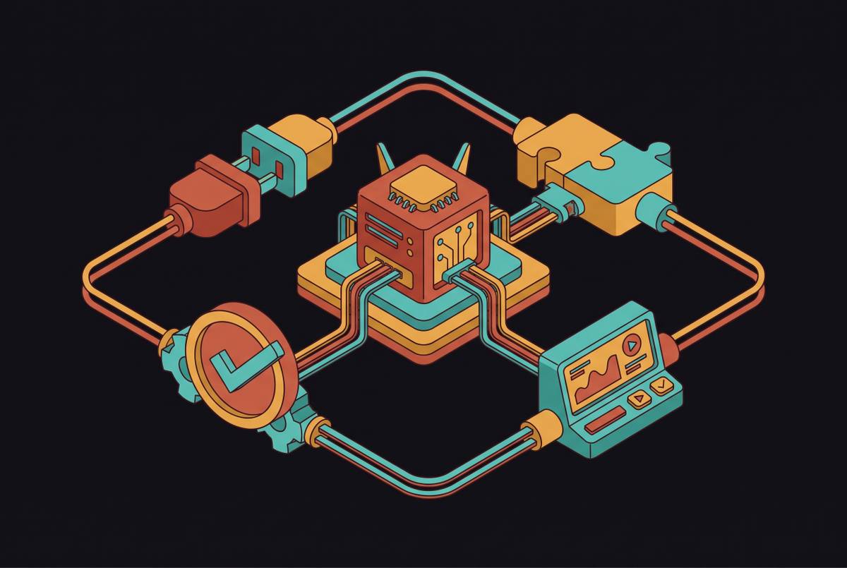 Cover illustration for “Tool Interface Design for Reliable Agent Invocation”