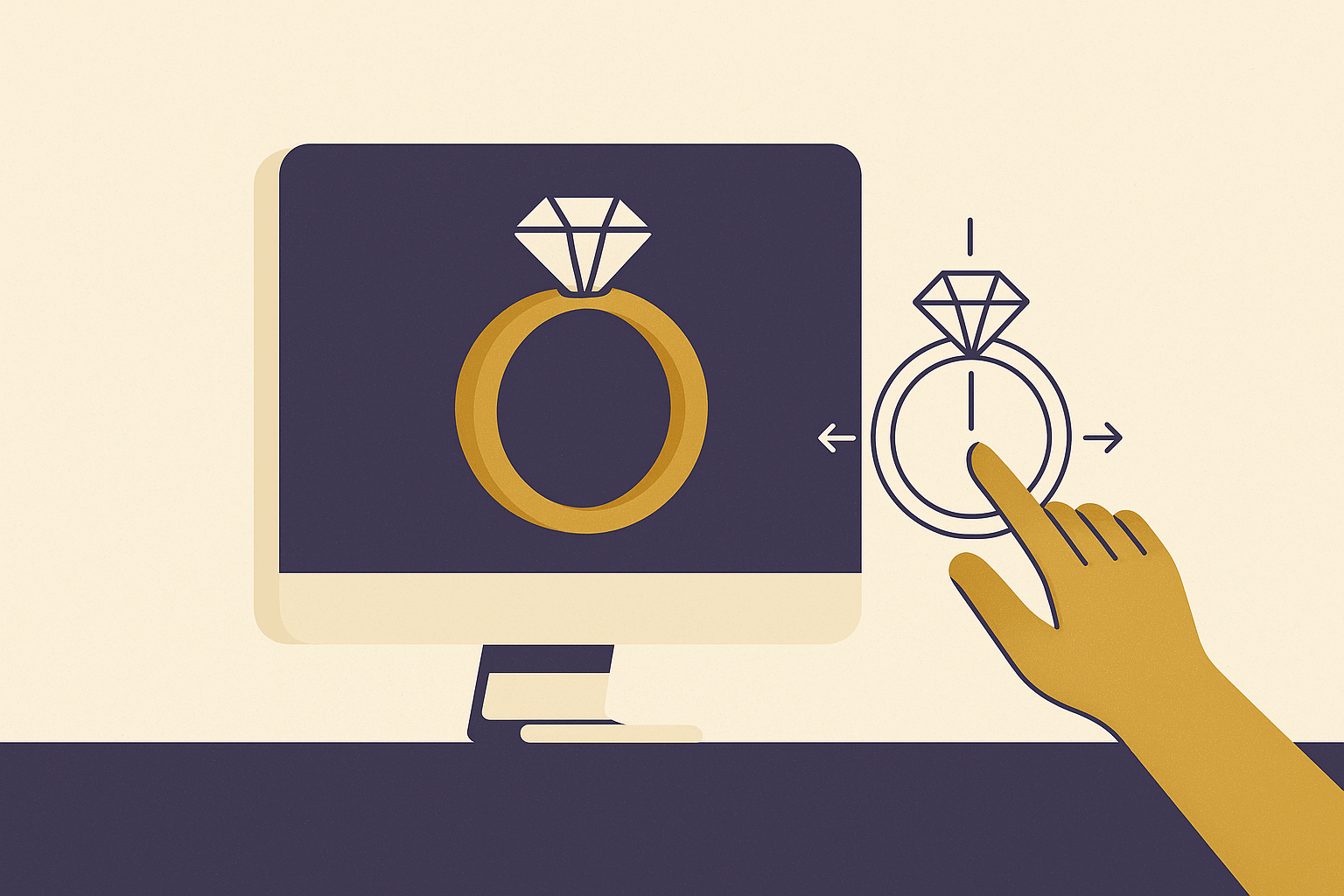 Cover illustration for “Real-Time 3D Visualization in Jewelry Configurators”
