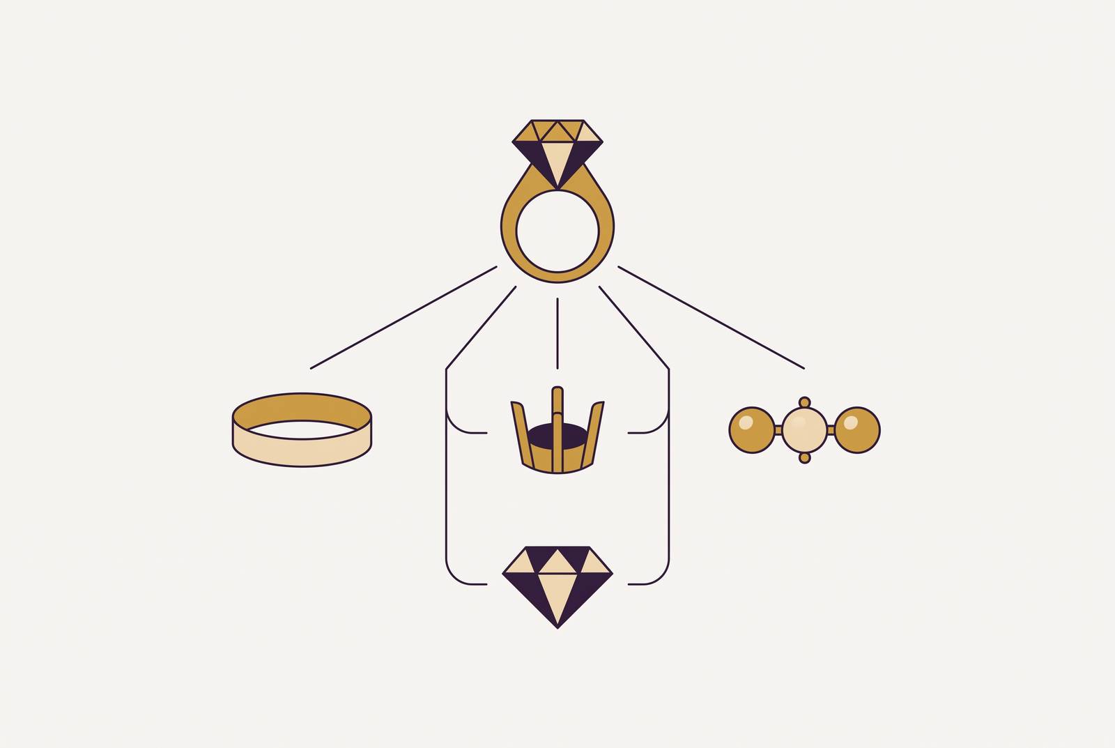Cover illustration for “Bill of Materials Structure for Configurable Jewelry Products”