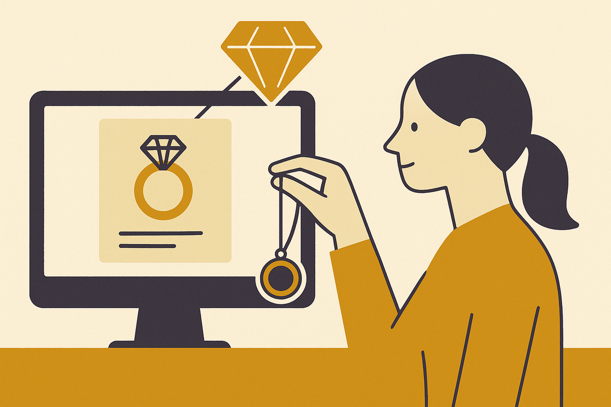 Cover illustration for “Launching a Made-to-Order Jewelry Brand Without Upfront Inventory”