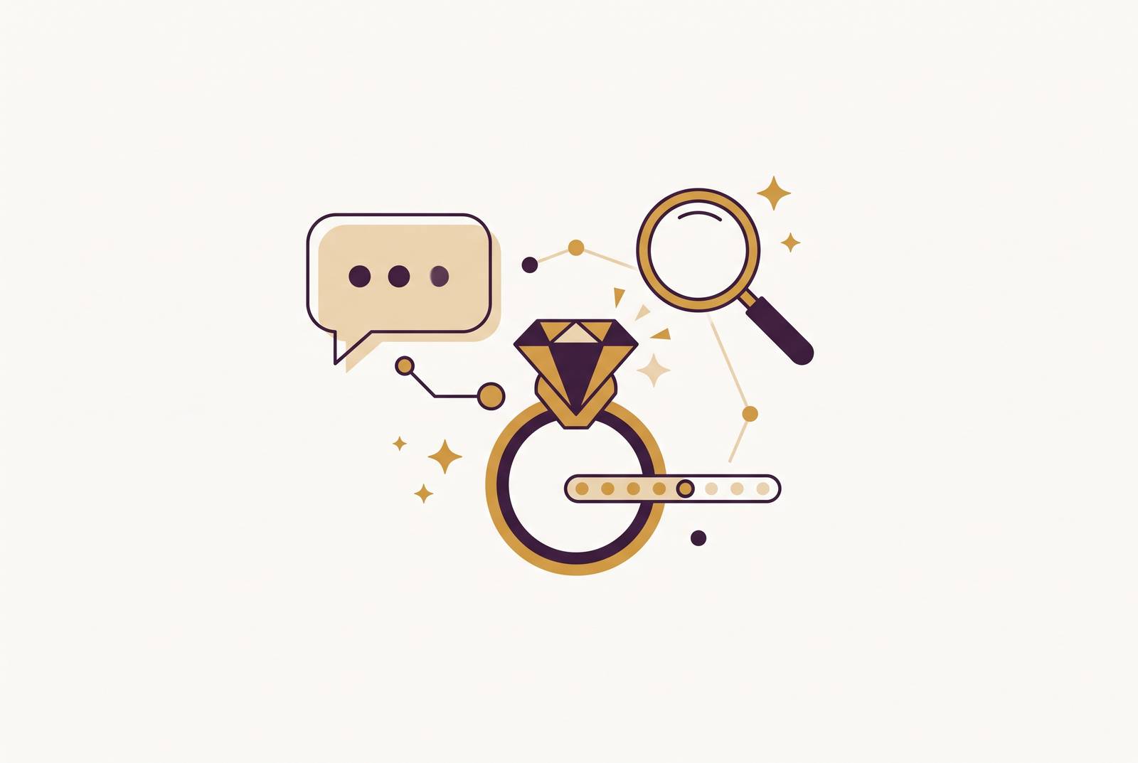 Cover illustration for “AI Sales Agents for Jewelry Product Discovery and Guided Customization”