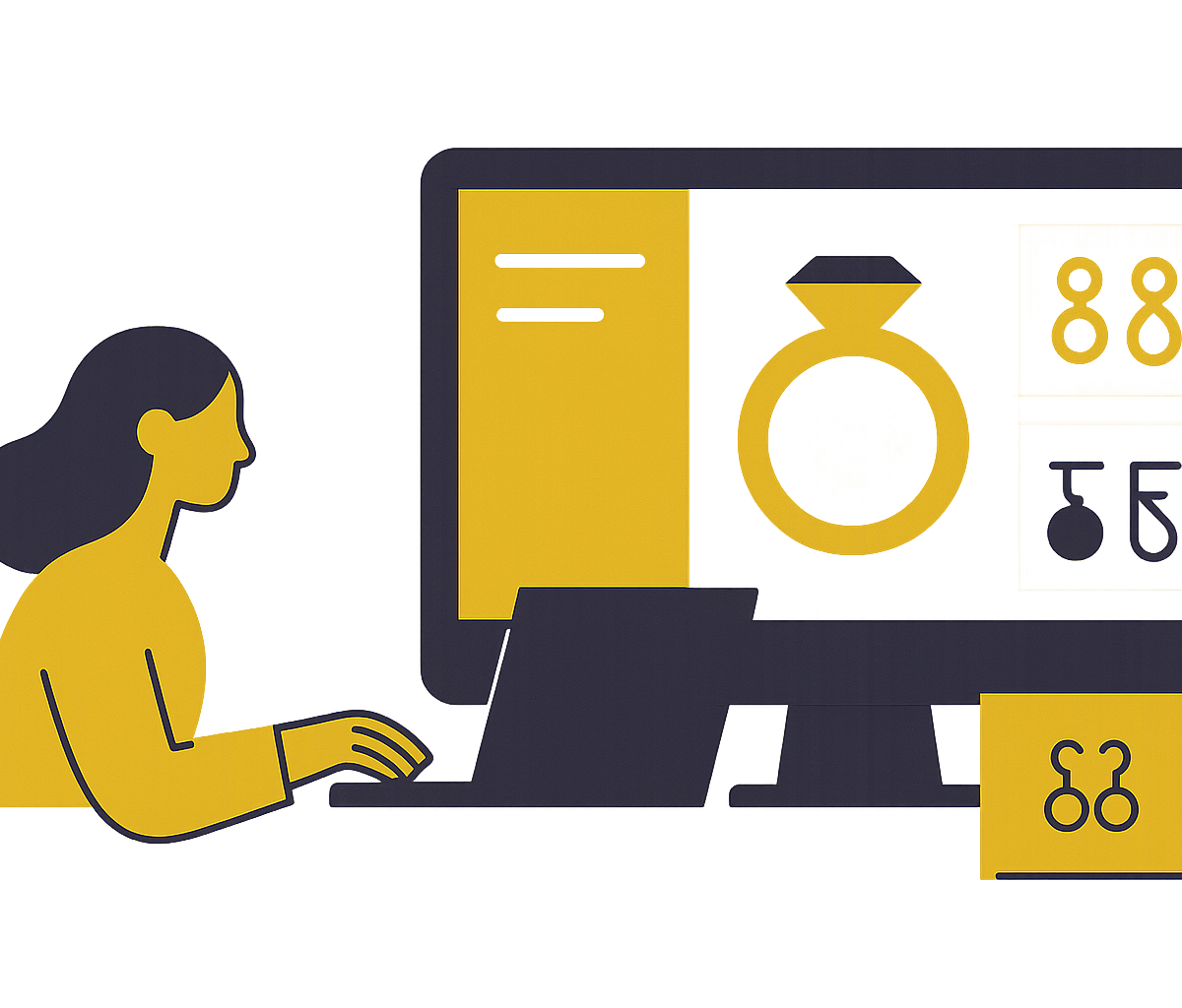 Cover illustration for “Wholesale and B2B Ordering Portals for Jewelry Brands”