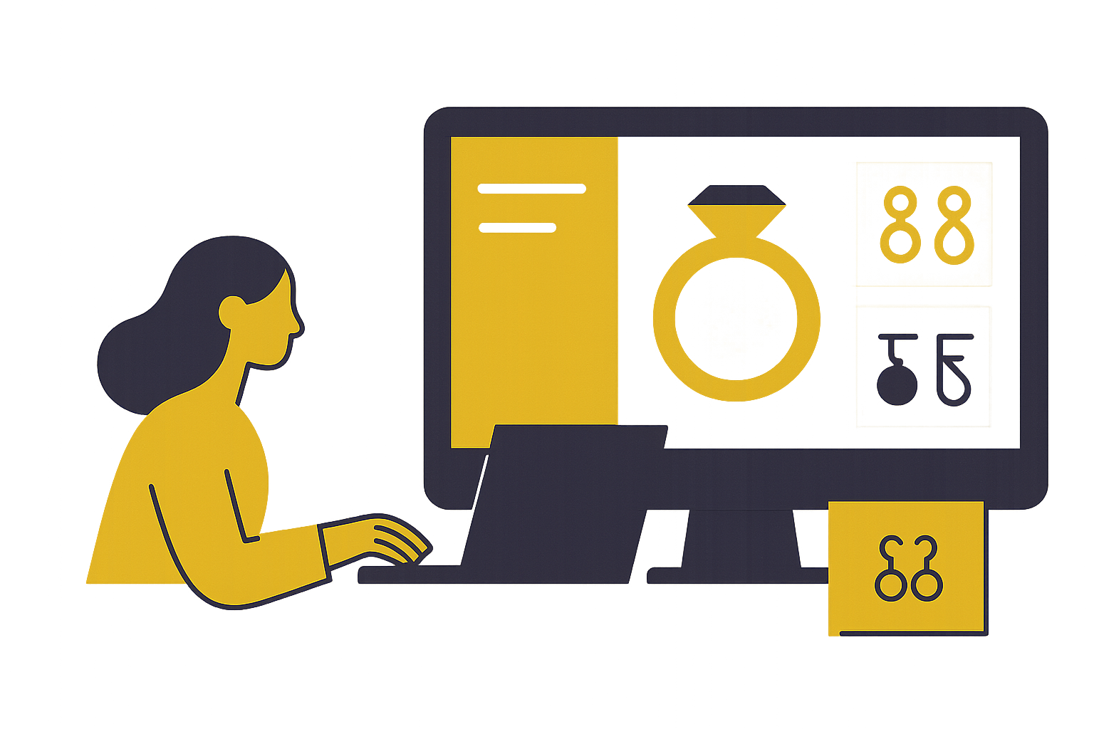 Cover illustration for “Wholesale and B2B Ordering Portals for Jewelry Brands”