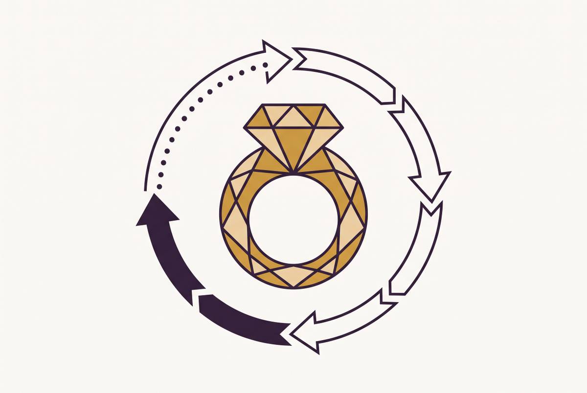 Cover illustration for “Design Sprint Methodology for Launching a New Jewelry Collection”