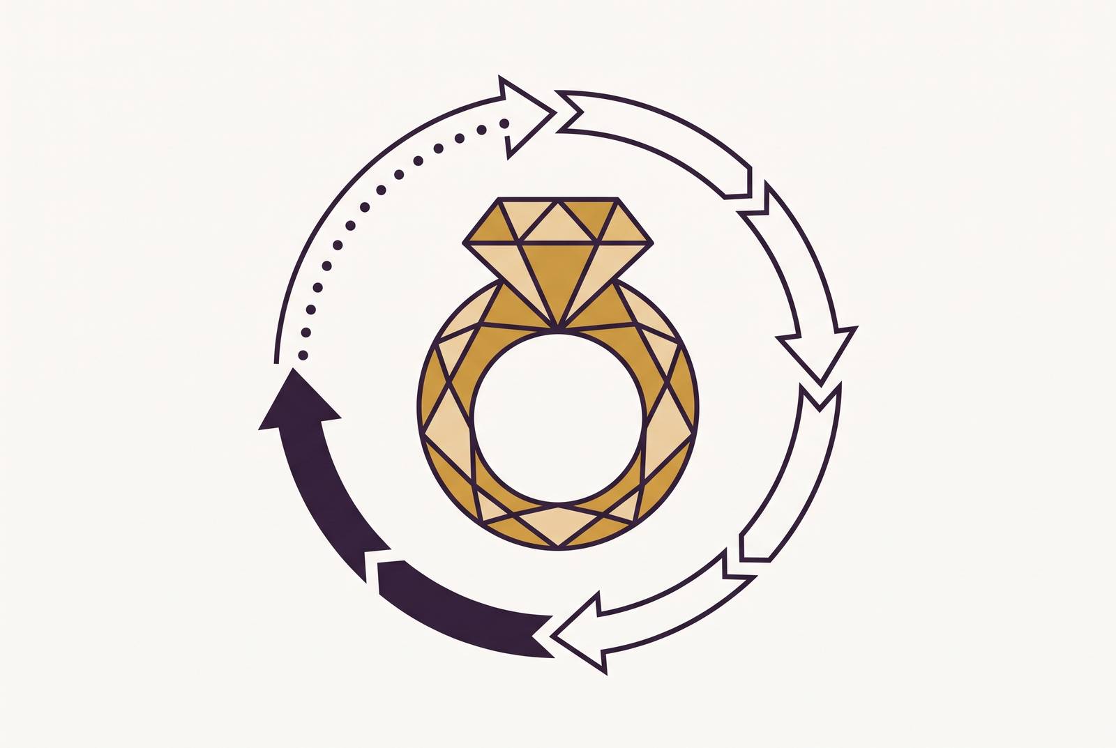 Cover illustration for “Design Sprint Methodology for Launching a New Jewelry Collection”