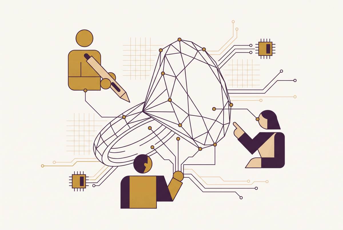 Cover illustration for “Structuring a Jewelry Design Team Around AI and CAD Platform Tools”