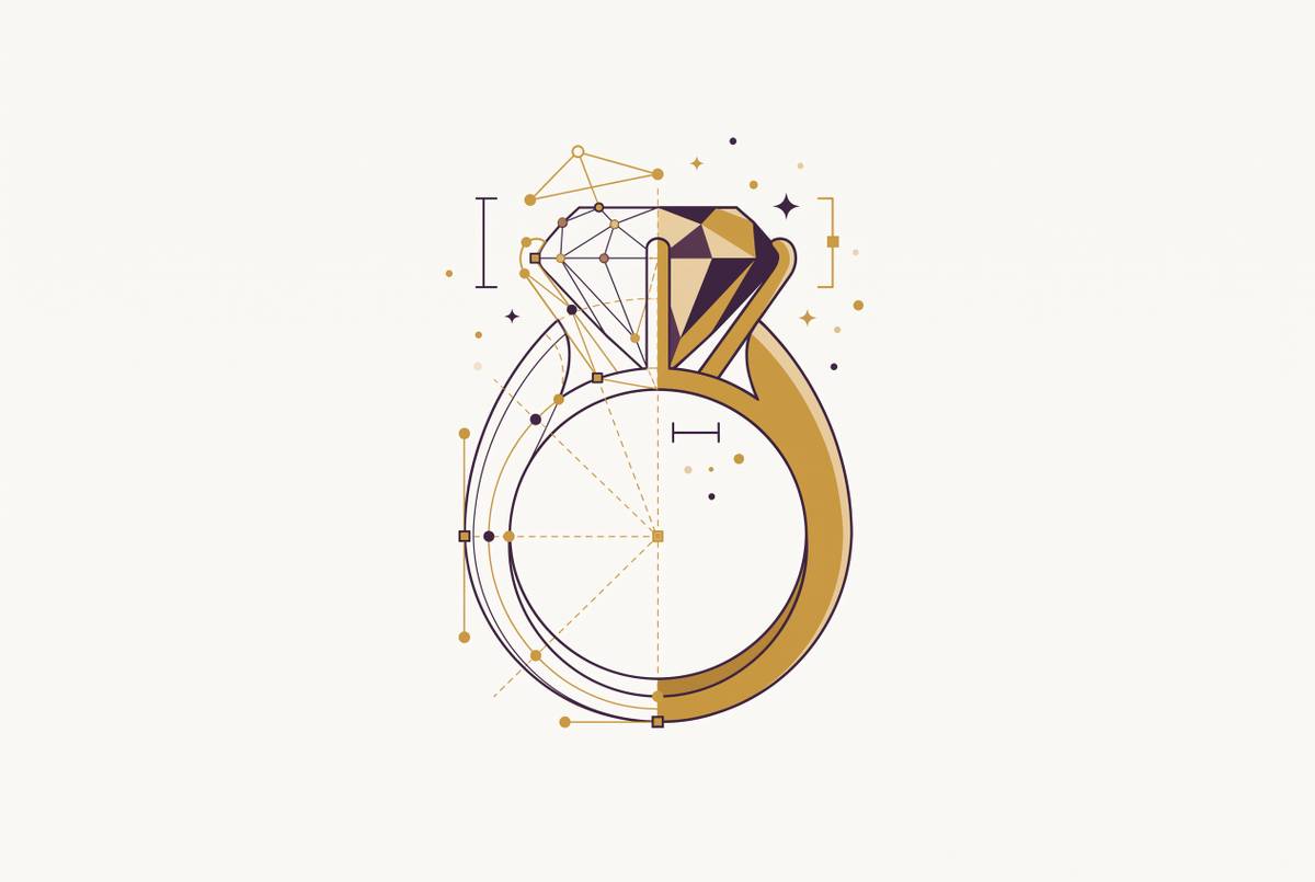 Cover illustration for “Freelance vs In-House CAD for Jewelry Brands Adopting AI Tools”