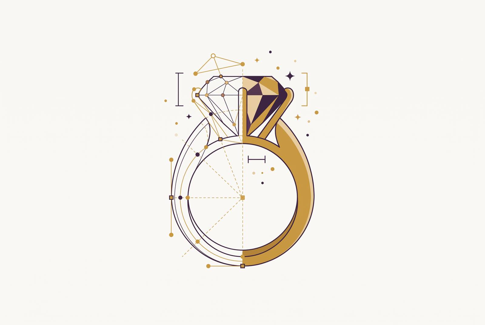 Cover illustration for “Freelance vs In-House CAD for Jewelry Brands Adopting AI Tools”