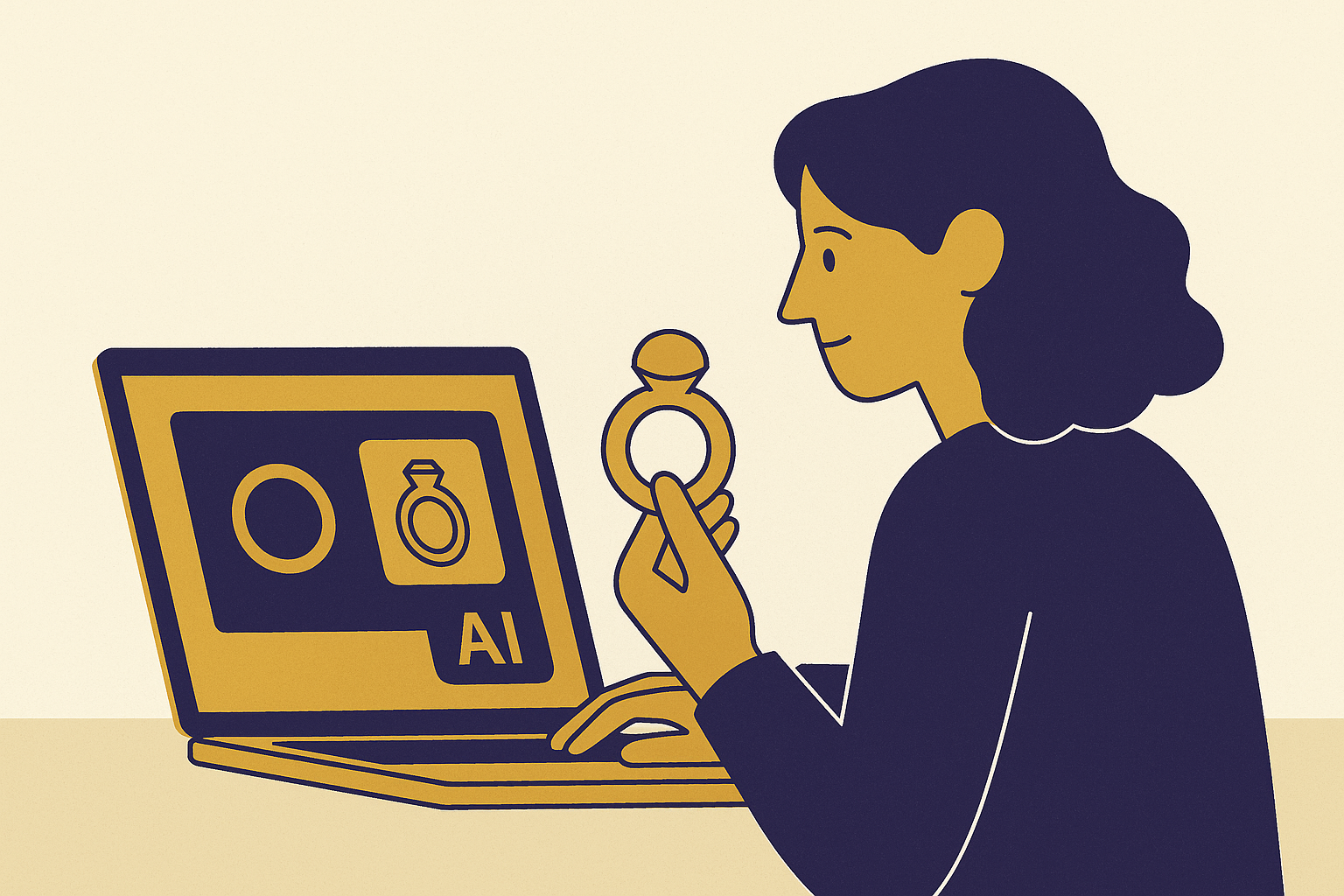 Cover illustration for “How Jewelry Designers Without CAD Training Are Making Production Files With AI”