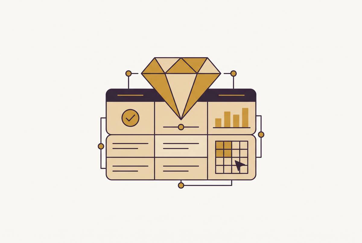 Cover illustration for “Jewelry Design Software Evaluation Criteria for AI-Native Platforms”
