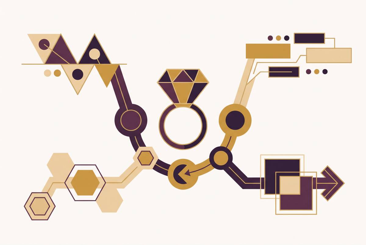 Cover illustration for “DTC Jewelry Brand Customer Acquisition Channels”