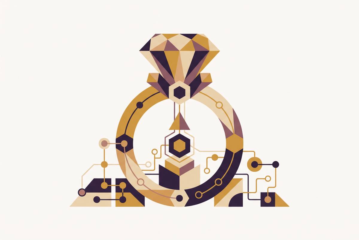 Cover illustration for “White-Label Jewelry Design Services Built on an AI Platform”