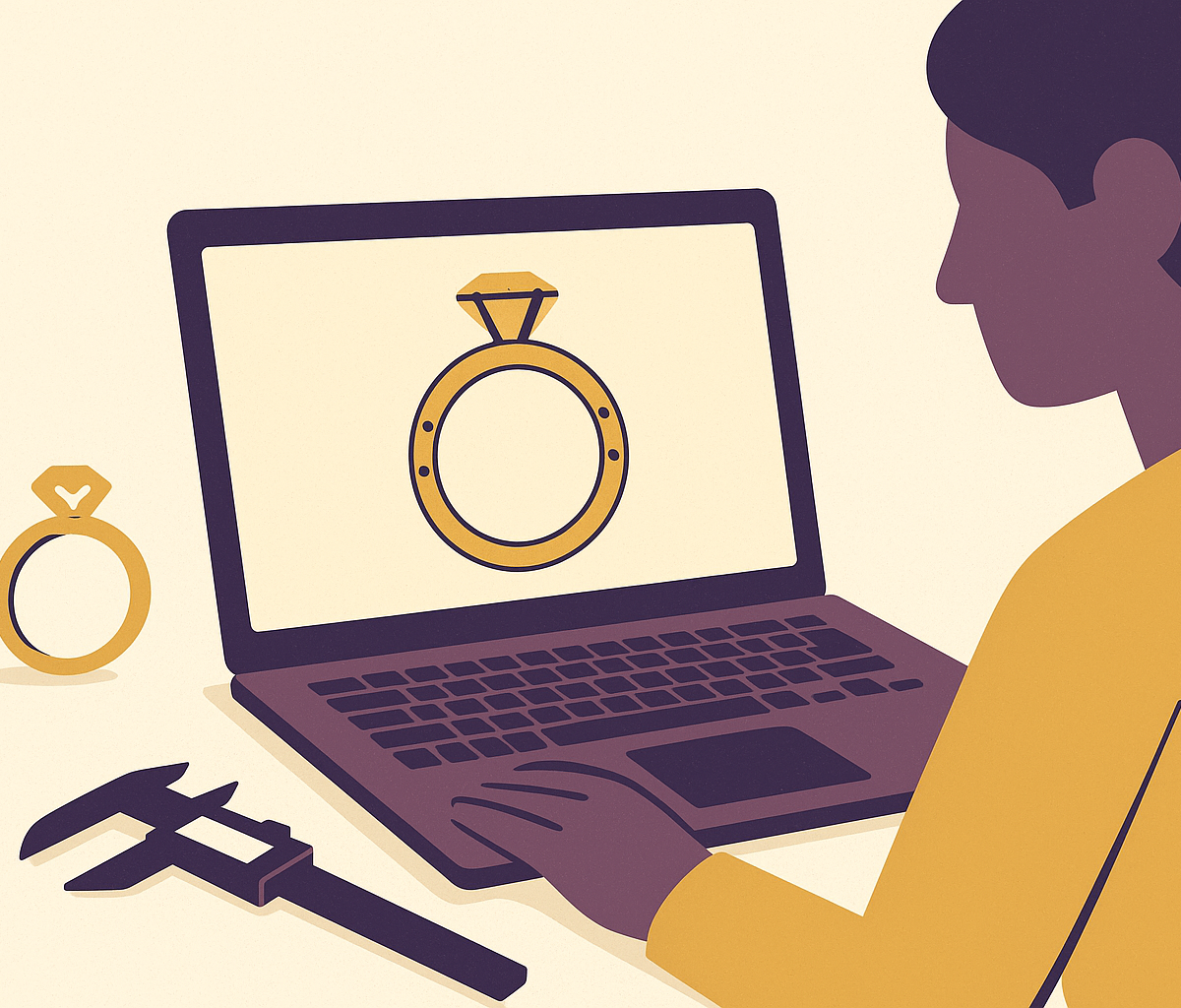 Cover illustration for “Jewelry Concept to First CAD Design in Under Ten Minutes”