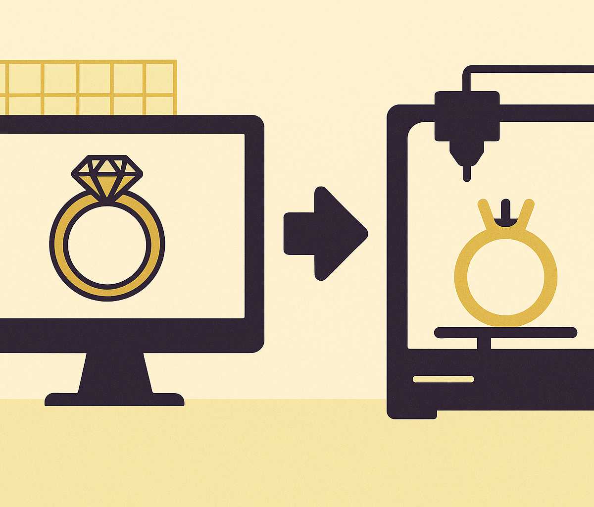 Cover illustration for “How a Customer's Ring Configuration Becomes a File the Casting House Can Use”