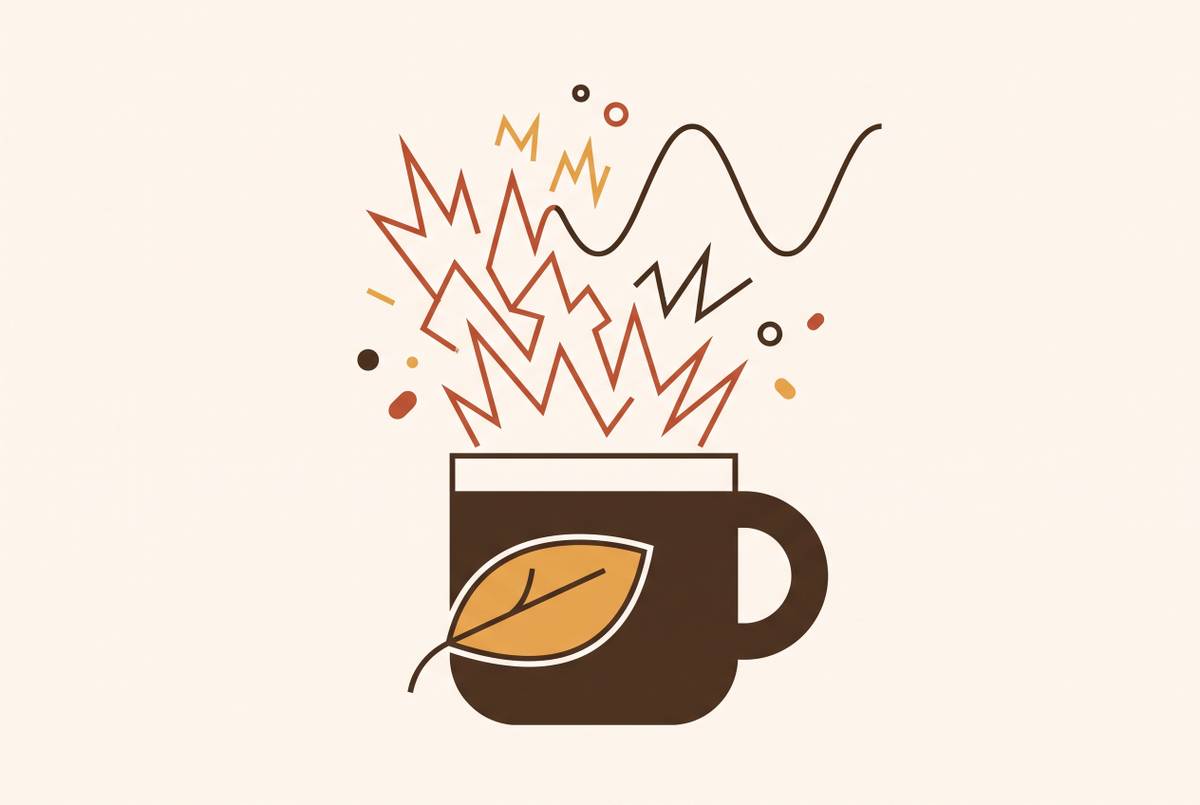 Cover illustration for “L-Theanine for Caffeine Crash and Jitter Reduction”