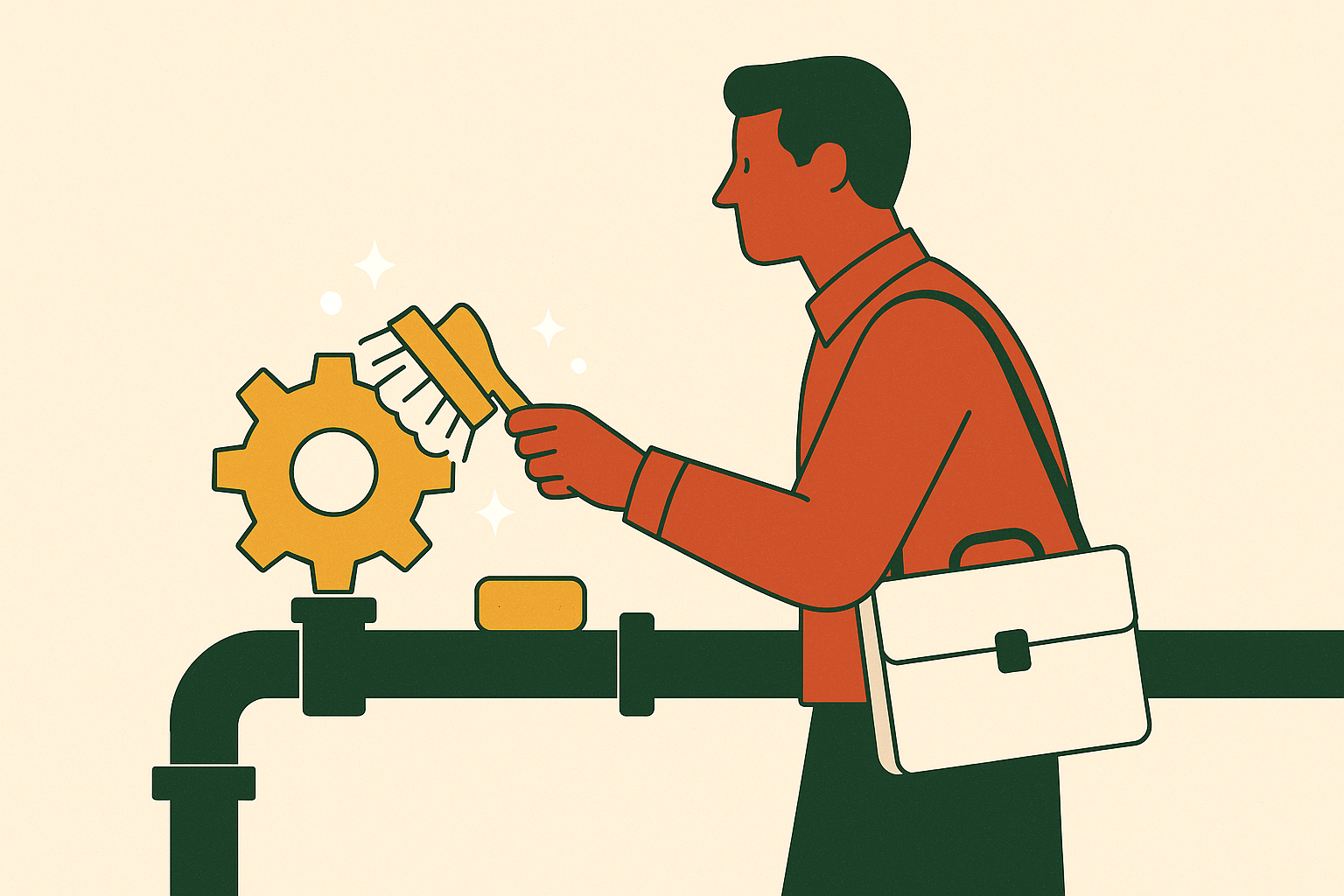 Cover illustration for “Pipeline Hygiene Practices for Field Sales Teams”
