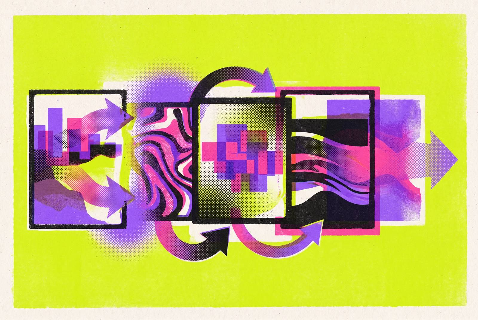 Cover illustration for “Scene Transition Prompts in AI Video Sequences”