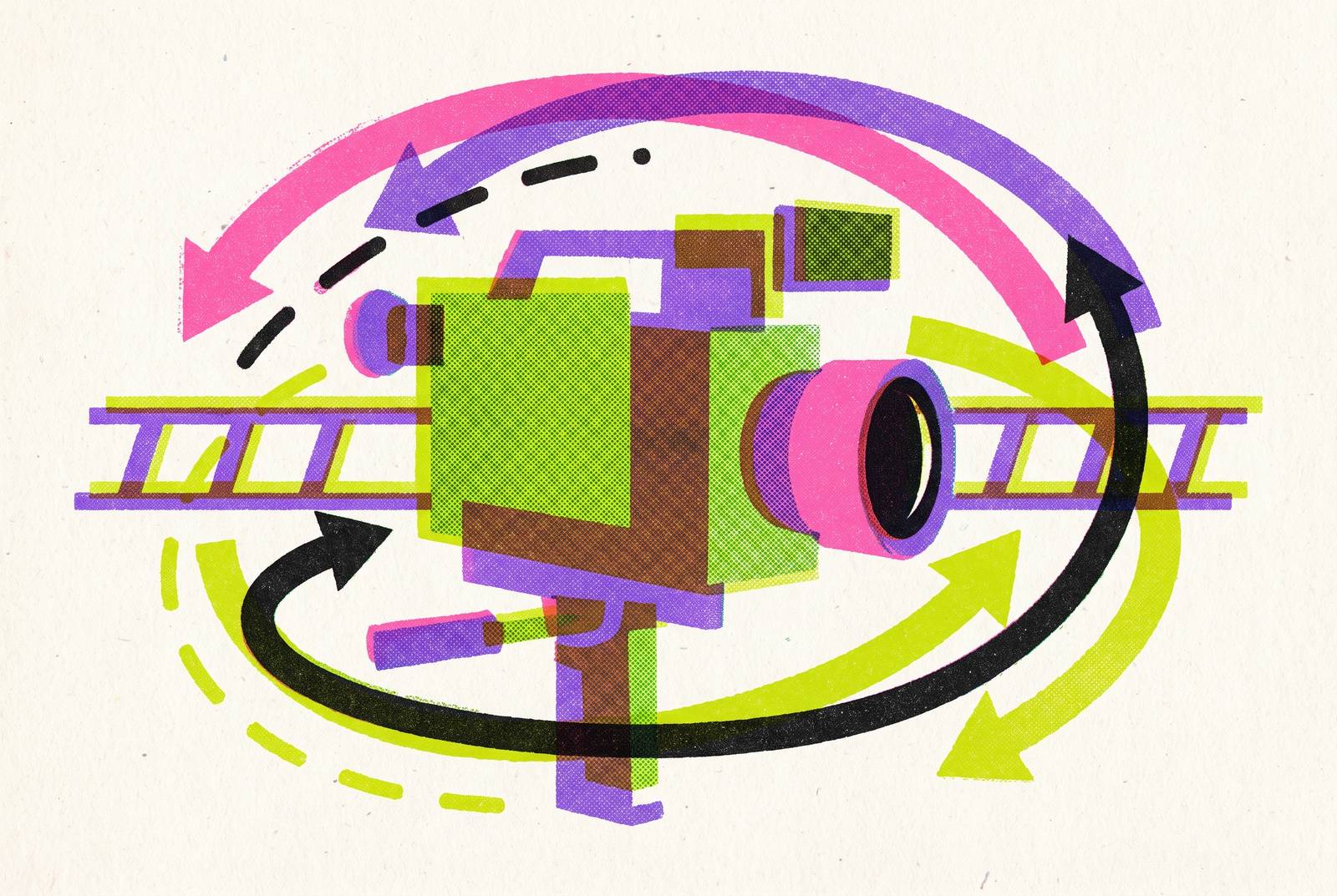 Cover illustration for “Camera Motion Prompts for AI Video Models”