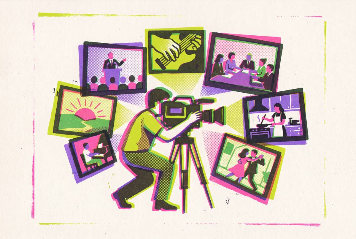 Cover illustration for “Running a One-Person Video Operation for Multiple Clients”