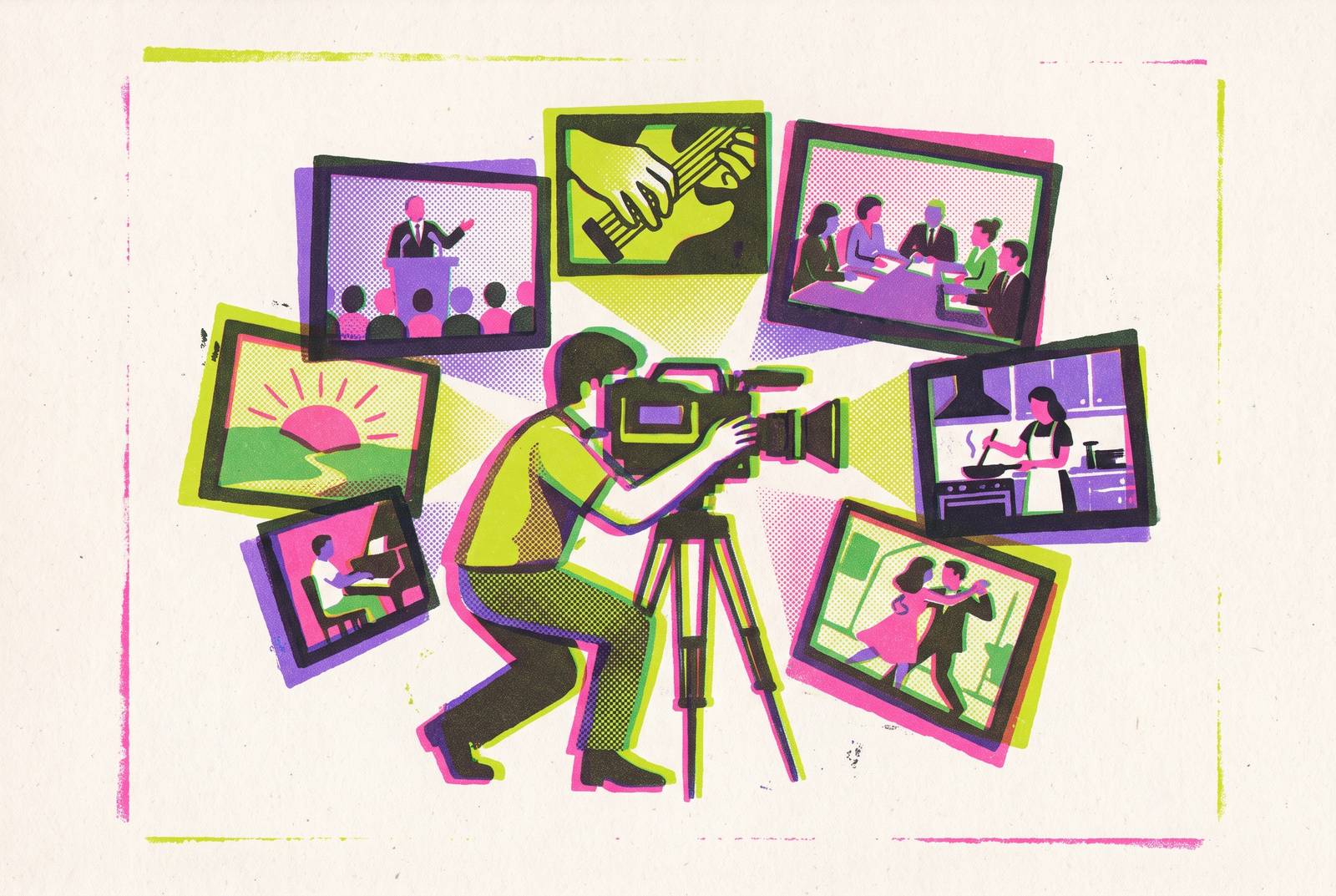 Cover illustration for “Running a One-Person Video Operation for Multiple Clients”