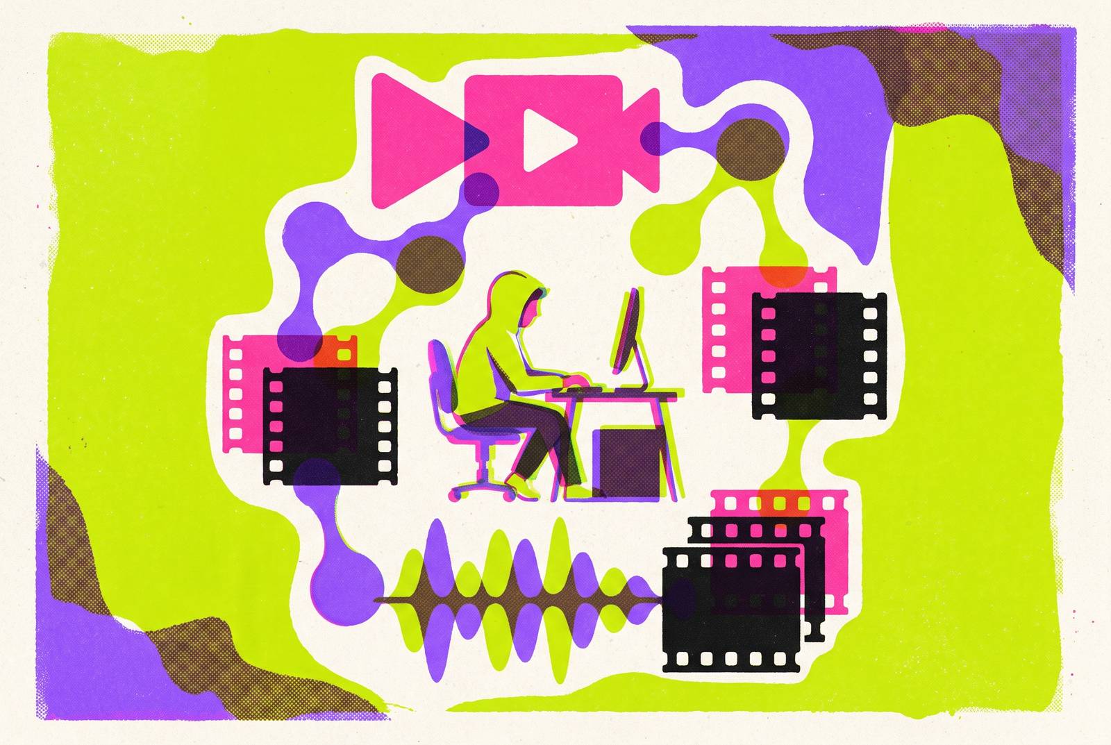 Cover illustration for “AI Video Production Workflow for Solo Freelance Marketers”