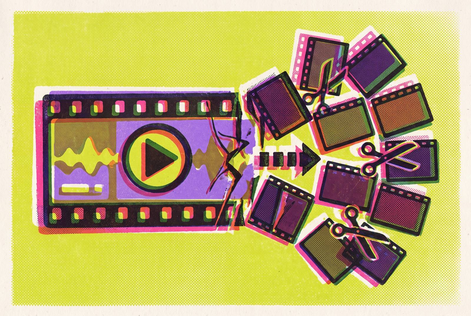 Cover illustration for “Repurposing Long-Form Video Into Short-Form Clips With AI”