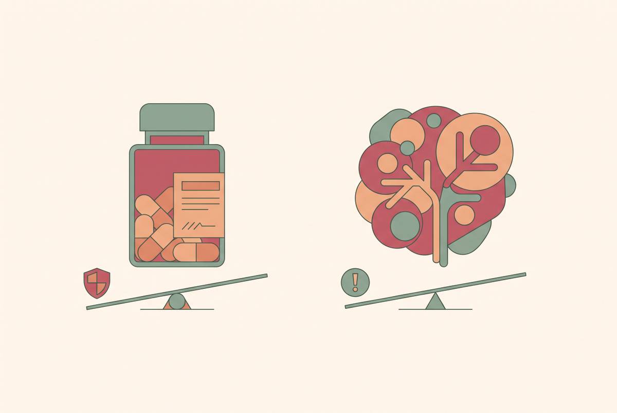 Cover illustration for “Placenta Capsules Versus Raw Placenta Consumption Safety Comparison”