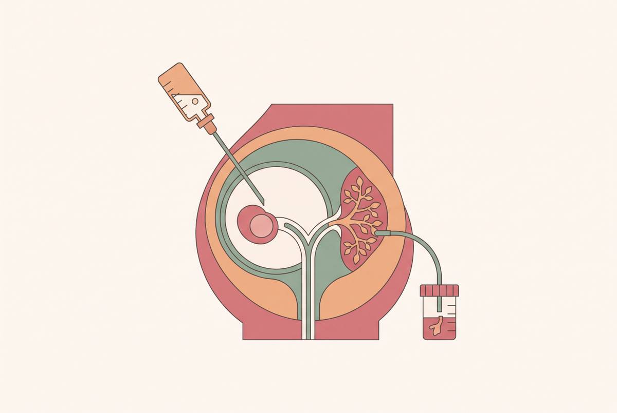 Cover illustration for “Amniocentesis vs Chorionic Villus Sampling Clinical Decision Criteria”