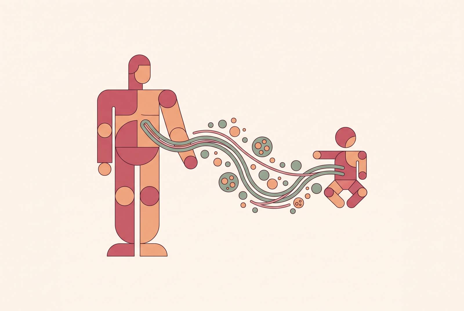 Cover illustration for “Haploidentical Stem Cell Transplant as an Alternative to Matched Donors”