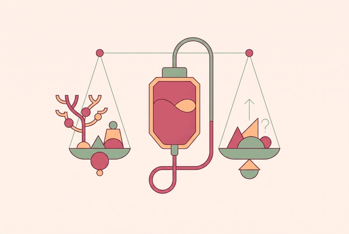 Cover illustration for “Cord Blood Banking Pros and Cons Without Family History”