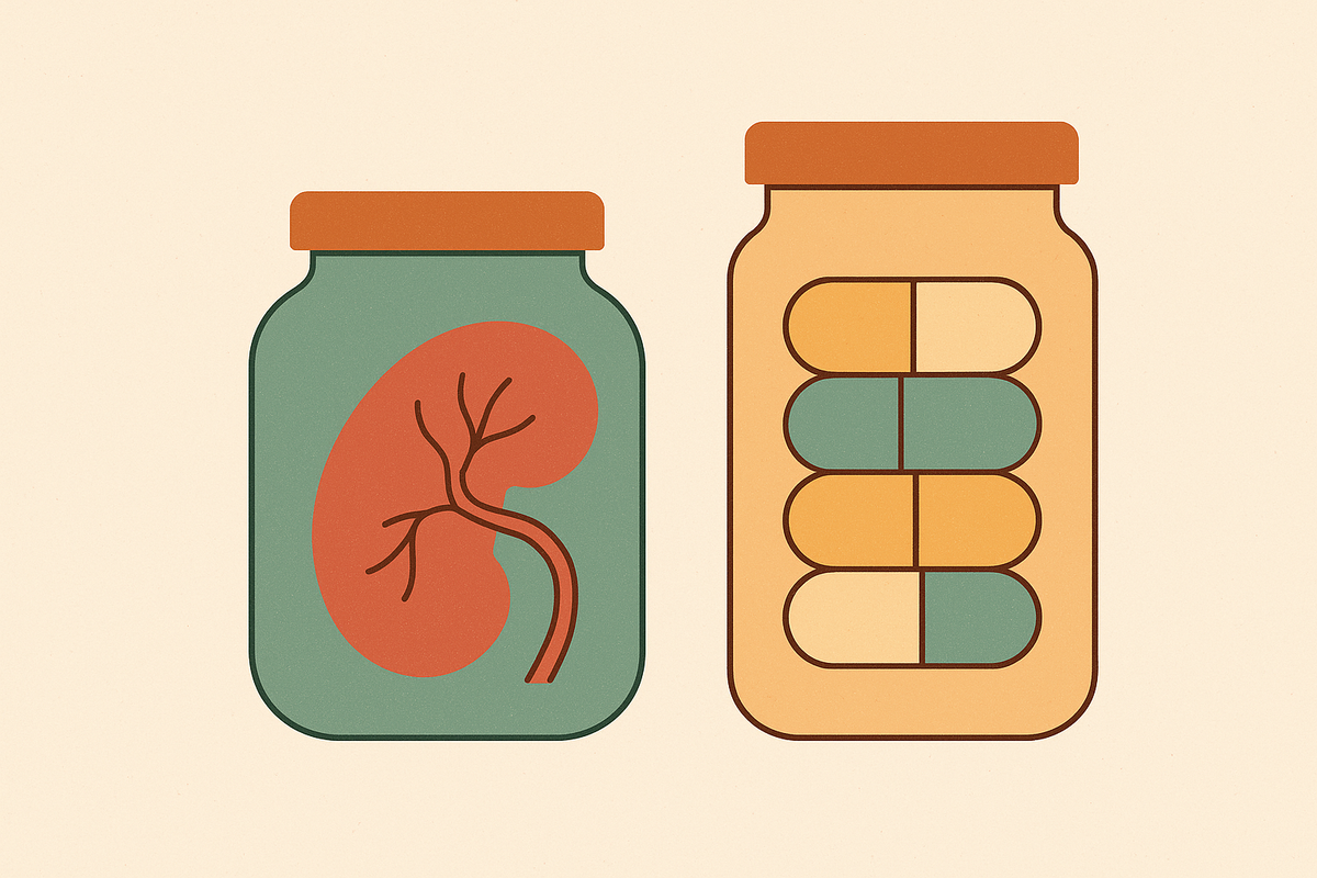 Cover illustration for “Placenta Encapsulation vs Placenta Banking: What Each Forecloses”
