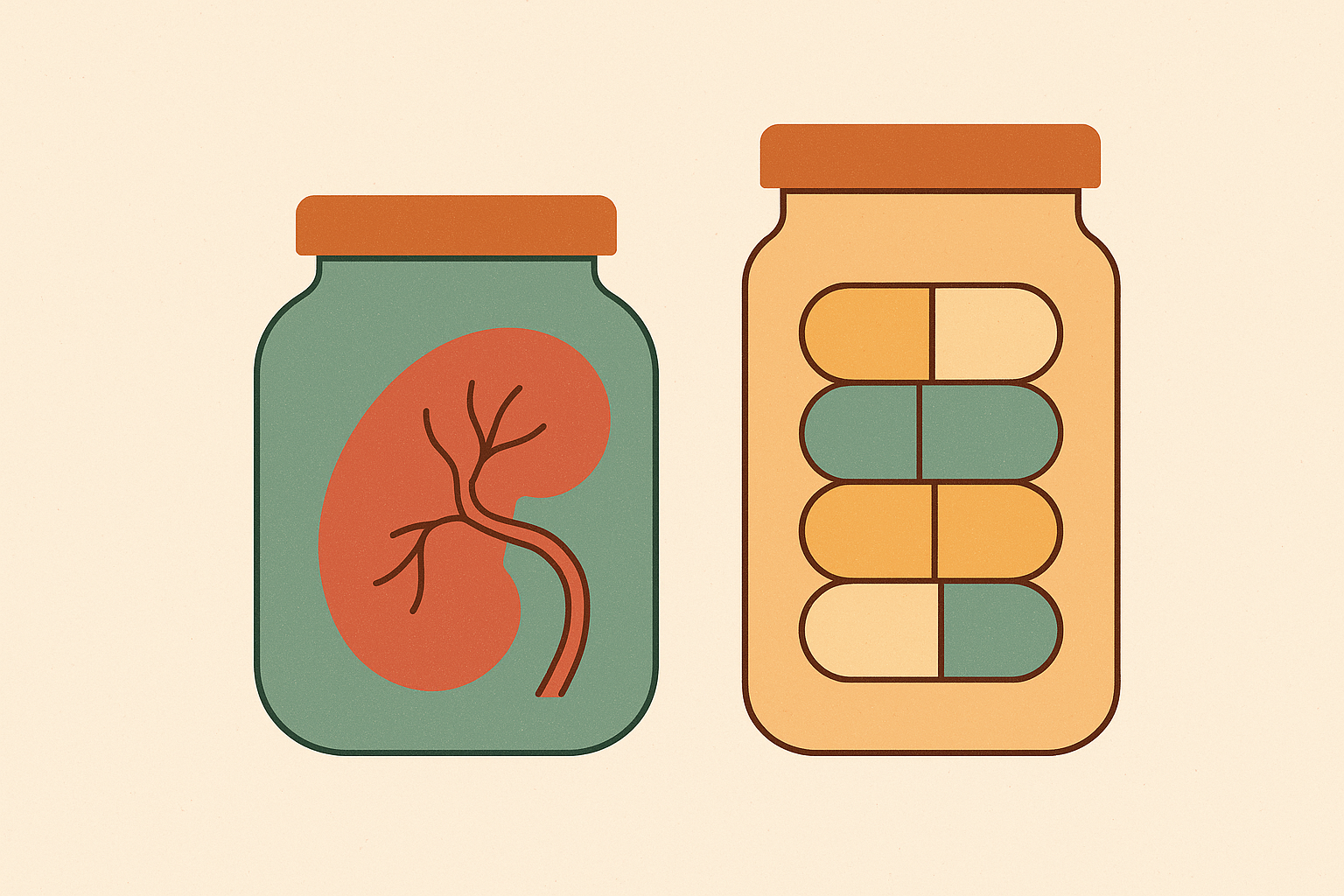 Cover illustration for “Placenta Encapsulation vs Placenta Banking: What Each Forecloses”