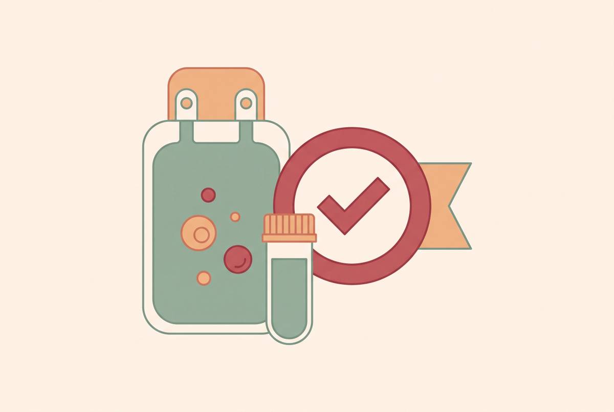 Cover illustration for “AABB Accreditation Standards for Cord Blood Banks”
